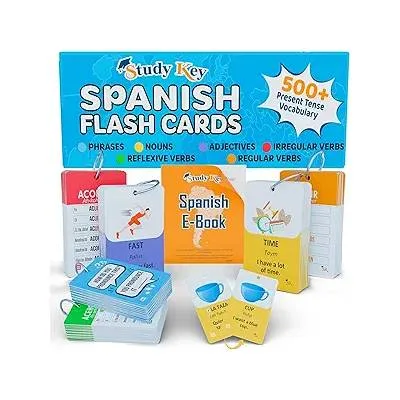 500+ Spanish Vocabulary Flash Cards