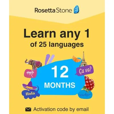 Rosetta Stone Learn ONE of 24+ Languages