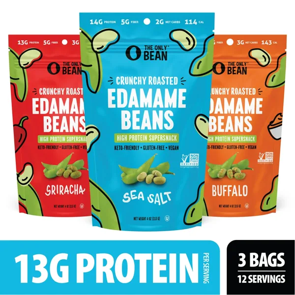 Crunchy Roasted Edamame Beans
