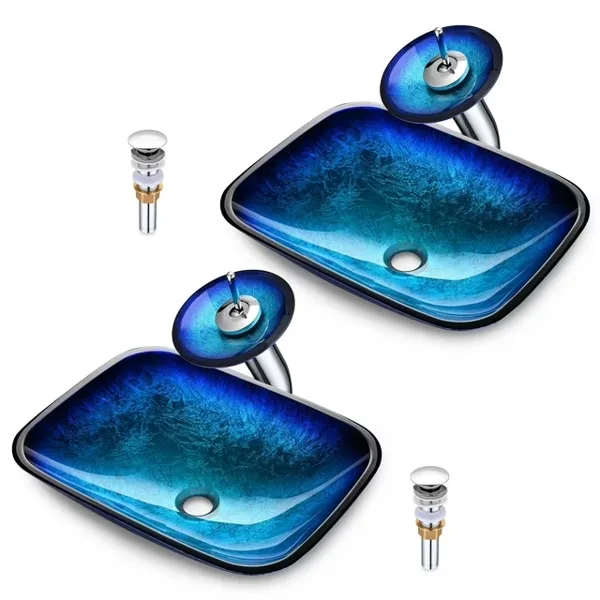 Tempered Glass Vessel Sink